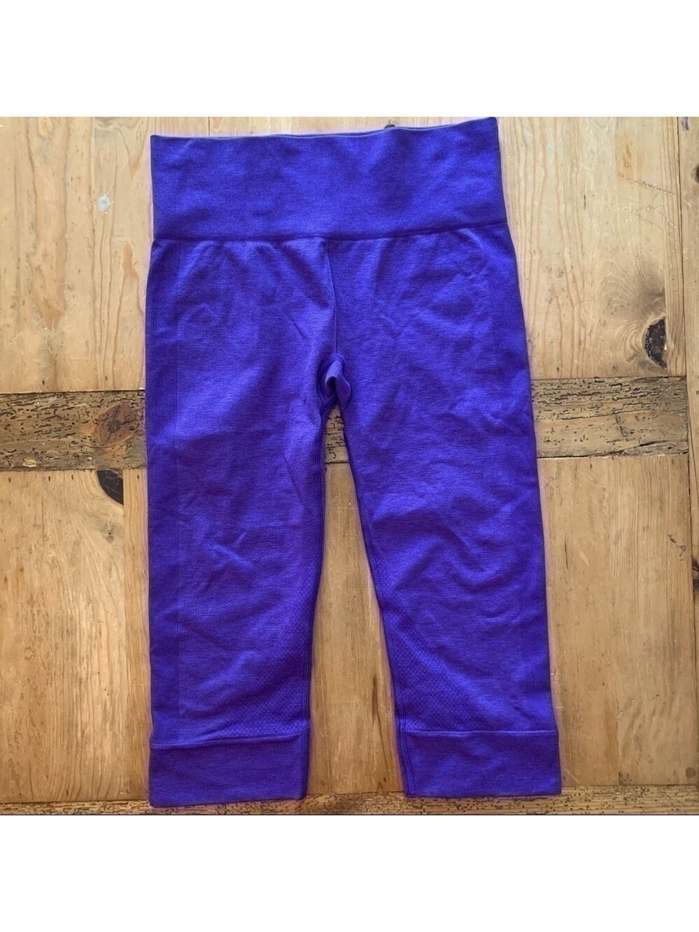 𝅺LULULEMON Seamlessly Street Crop Capri Yoga Workout Pant Heather Iris Purple 8
